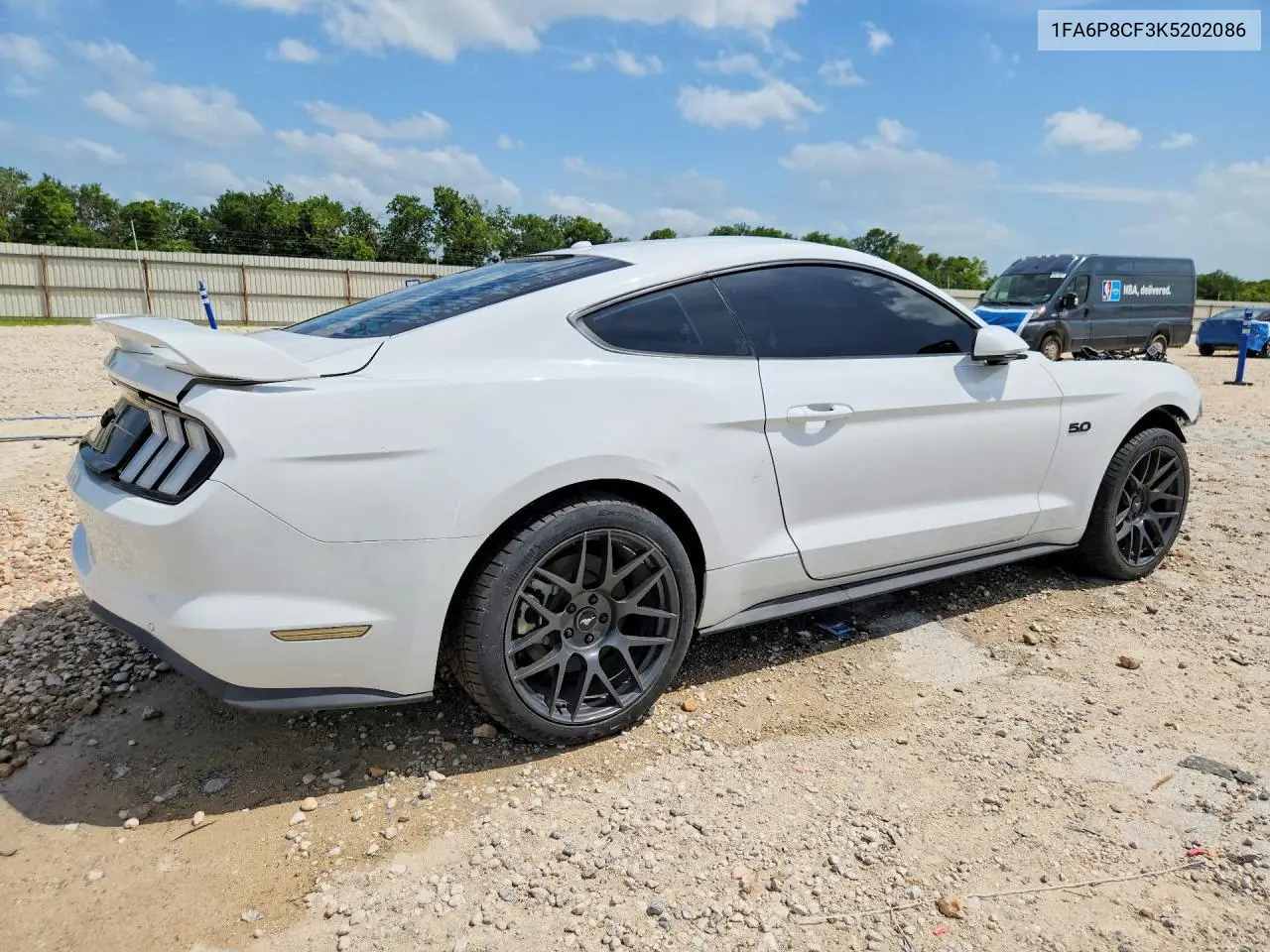 2019 Ford Mustang Gt VIN: 1FA6P8CF3K5202086 Lot: 58006176