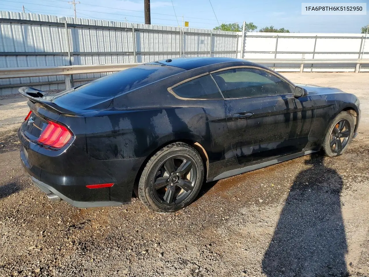 2019 Ford Mustang VIN: 1FA6P8TH6K5152950 Lot: 59361766