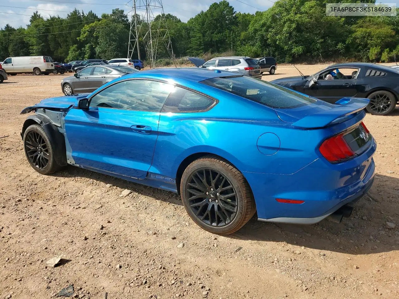 2019 Ford Mustang Gt VIN: 1FA6P8CF3K5184639 Lot: 61055436