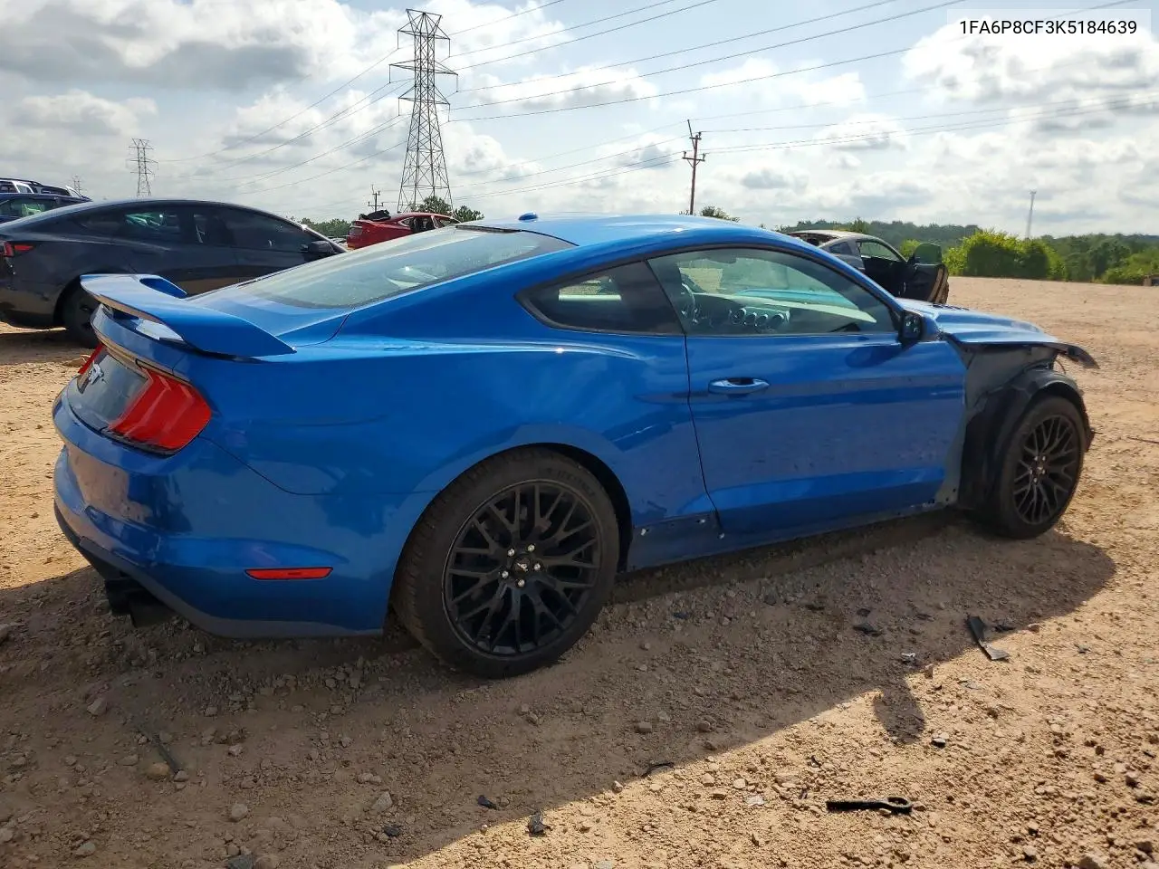 2019 Ford Mustang Gt VIN: 1FA6P8CF3K5184639 Lot: 61055436