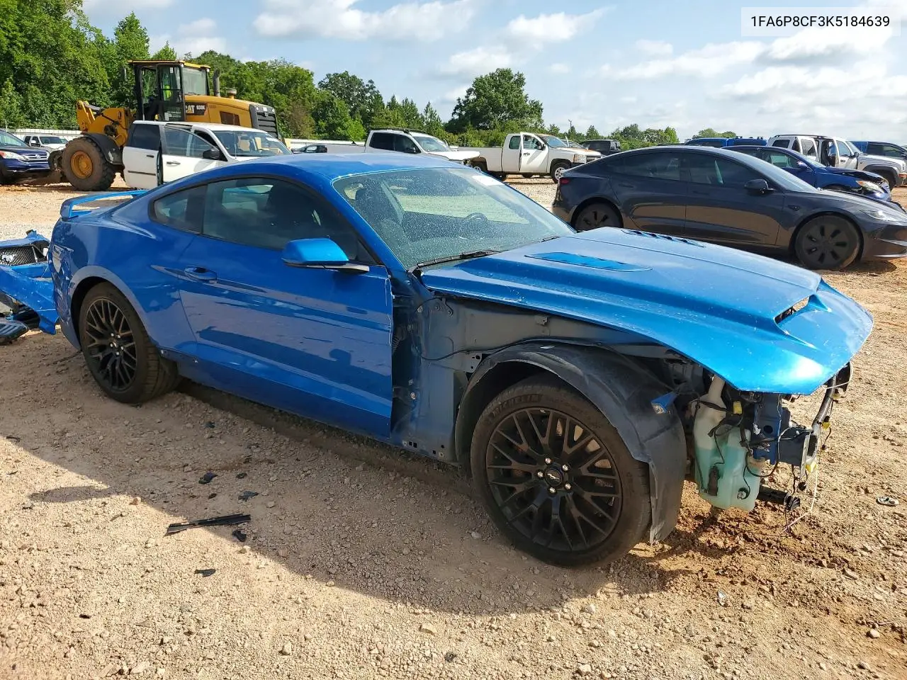 2019 Ford Mustang Gt VIN: 1FA6P8CF3K5184639 Lot: 61055436