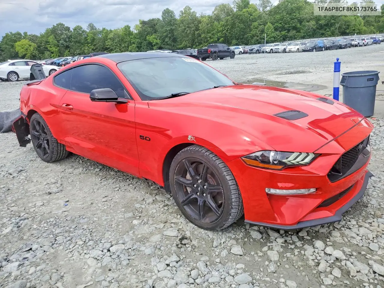 2019 Ford Mustang Gt VIN: 1FA6P8CF8K5173765 Lot: 61515856