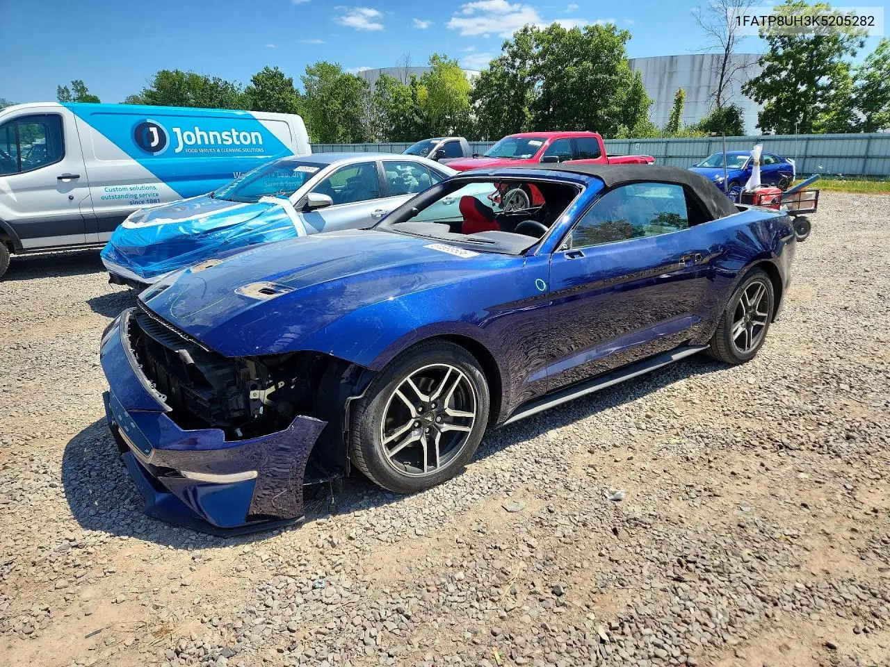 2019 Ford Mustang VIN: 1FATP8UH3K5205282 Lot: 61699536
