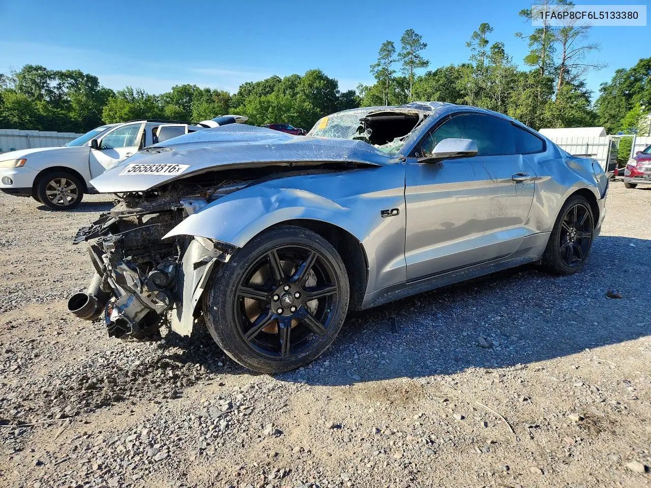 2020 Ford Mustang Gt VIN: 1FA6P8CF6L5133380 Lot: 56583816
