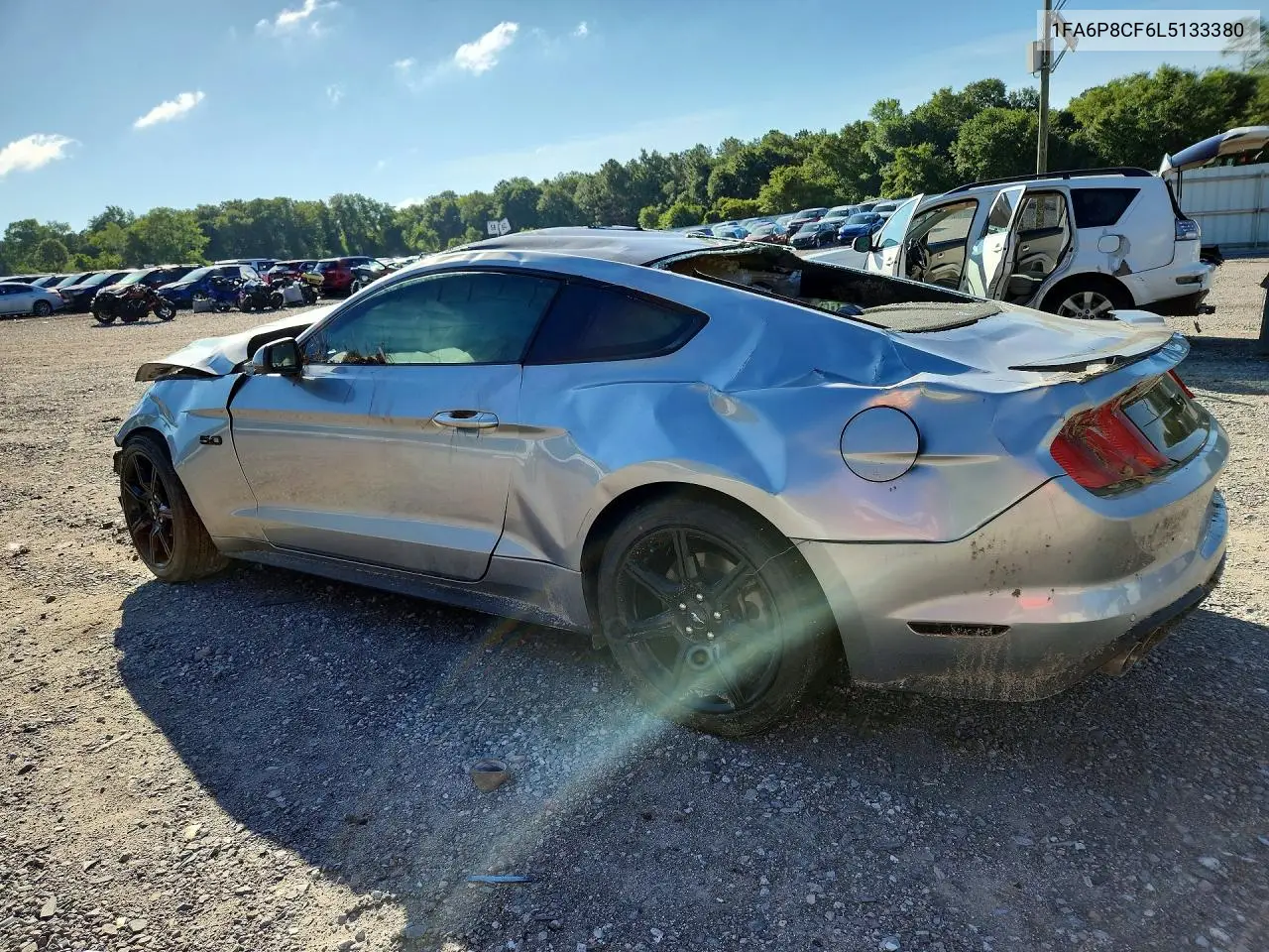 2020 Ford Mustang Gt VIN: 1FA6P8CF6L5133380 Lot: 56583816