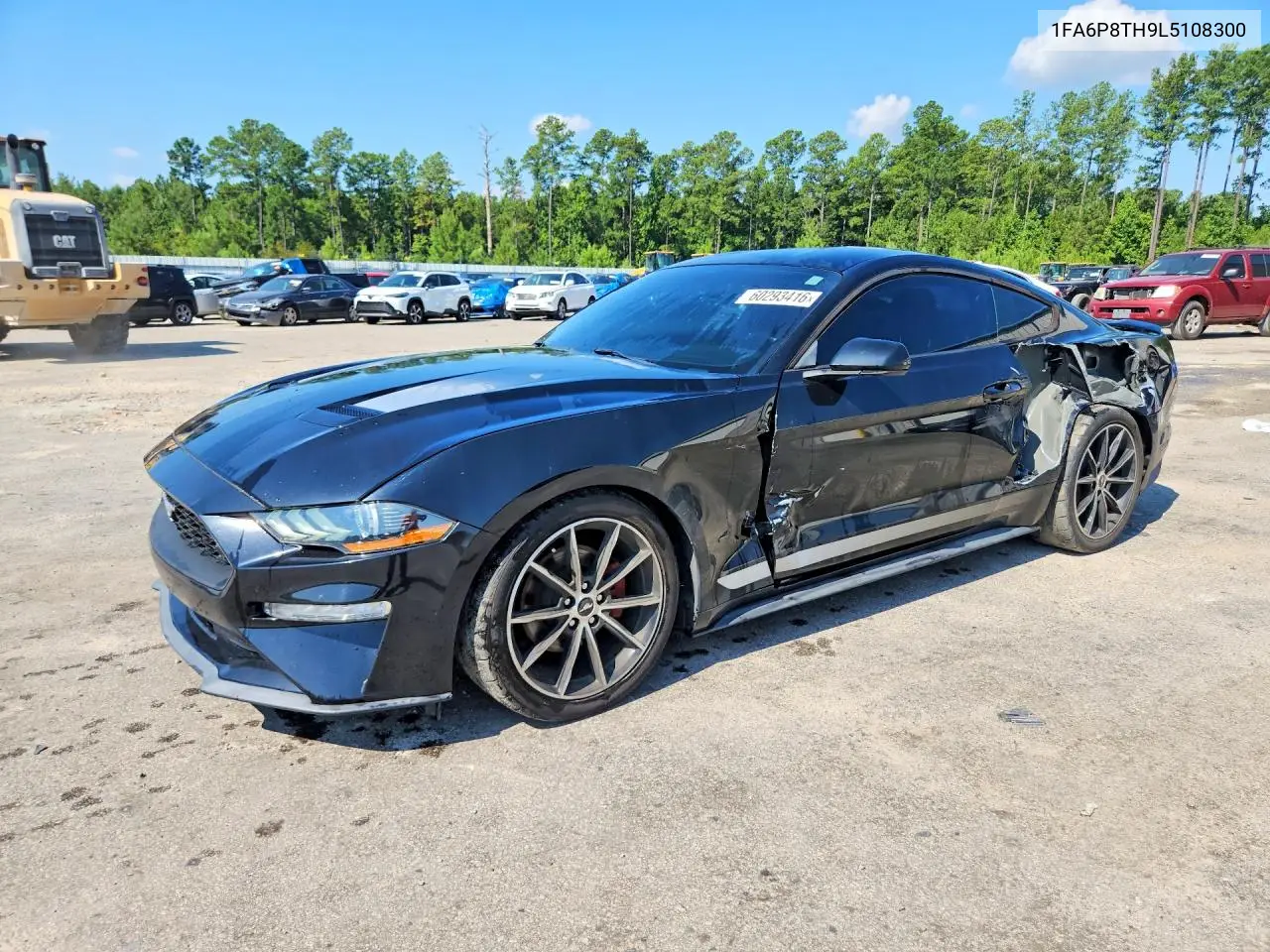 2020 Ford Mustang VIN: 1FA6P8TH9L5108300 Lot: 60293416