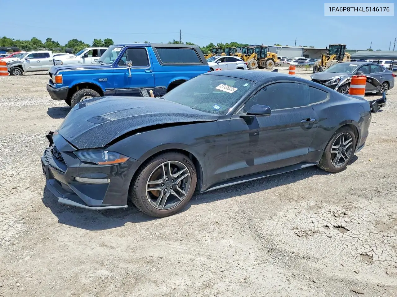 2020 Ford Mustang VIN: 1FA6P8TH4L5146176 Lot: 61135226