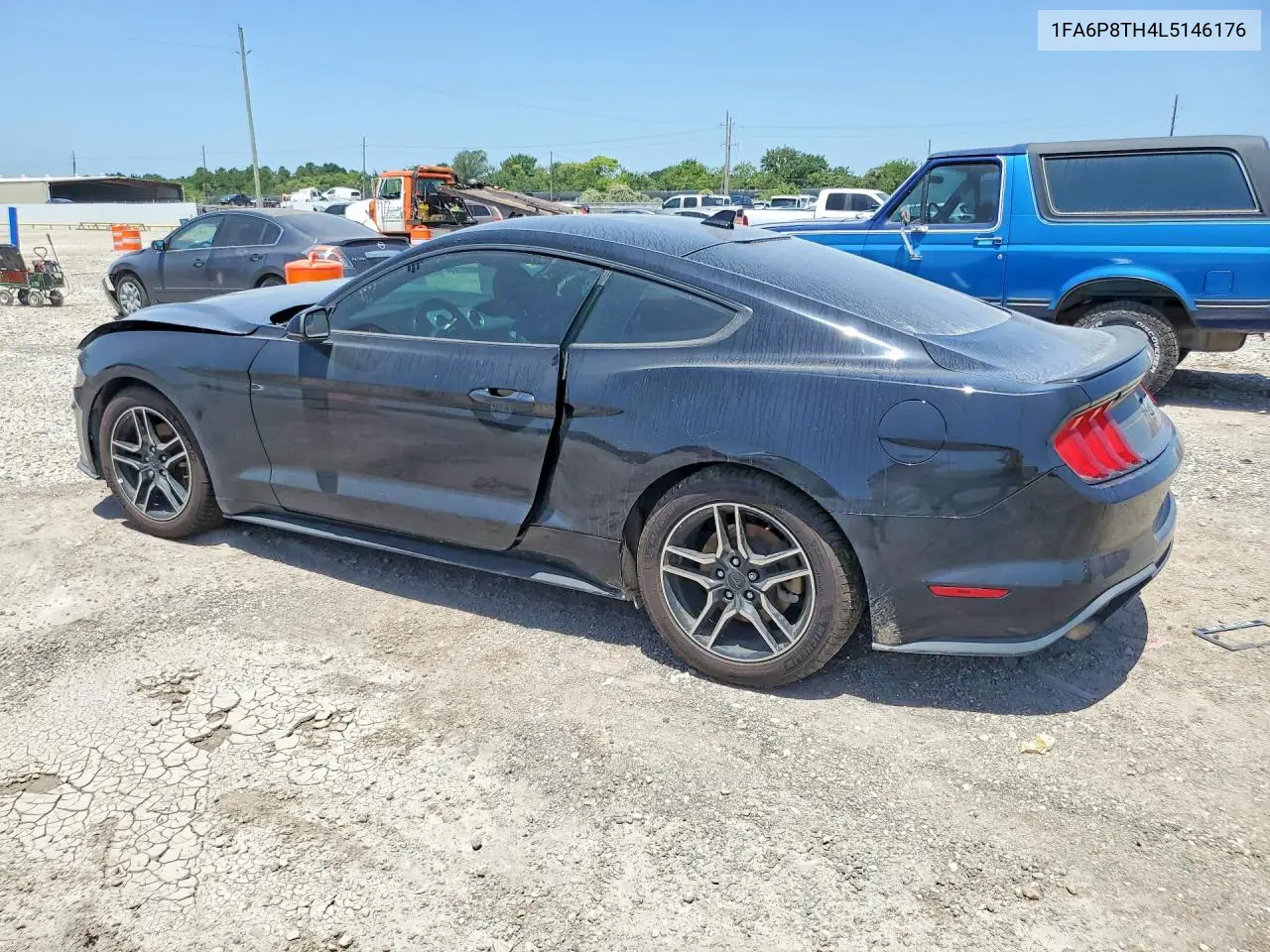 2020 Ford Mustang VIN: 1FA6P8TH4L5146176 Lot: 61135226