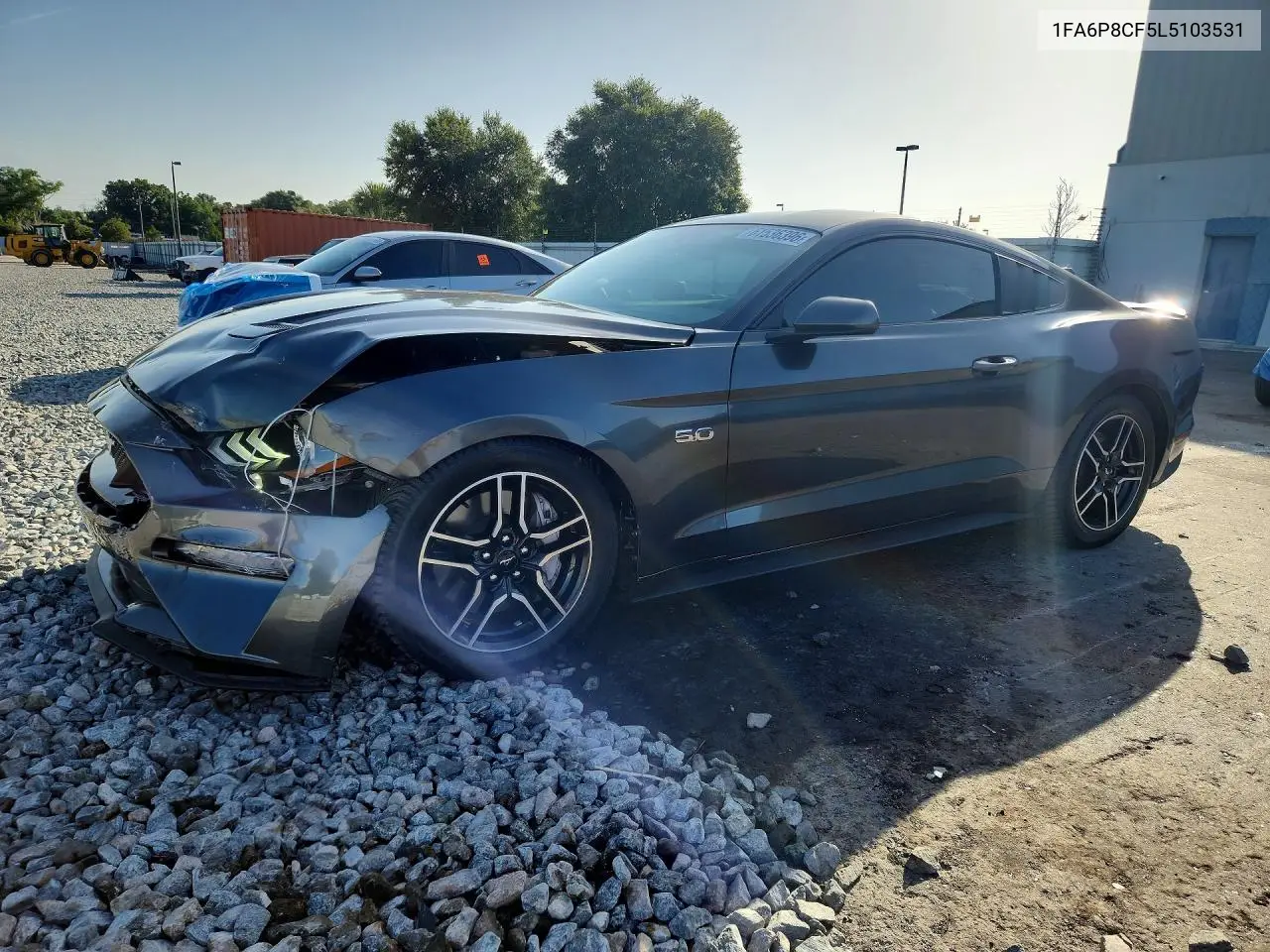 2020 Ford Mustang Gt VIN: 1FA6P8CF5L5103531 Lot: 61536396