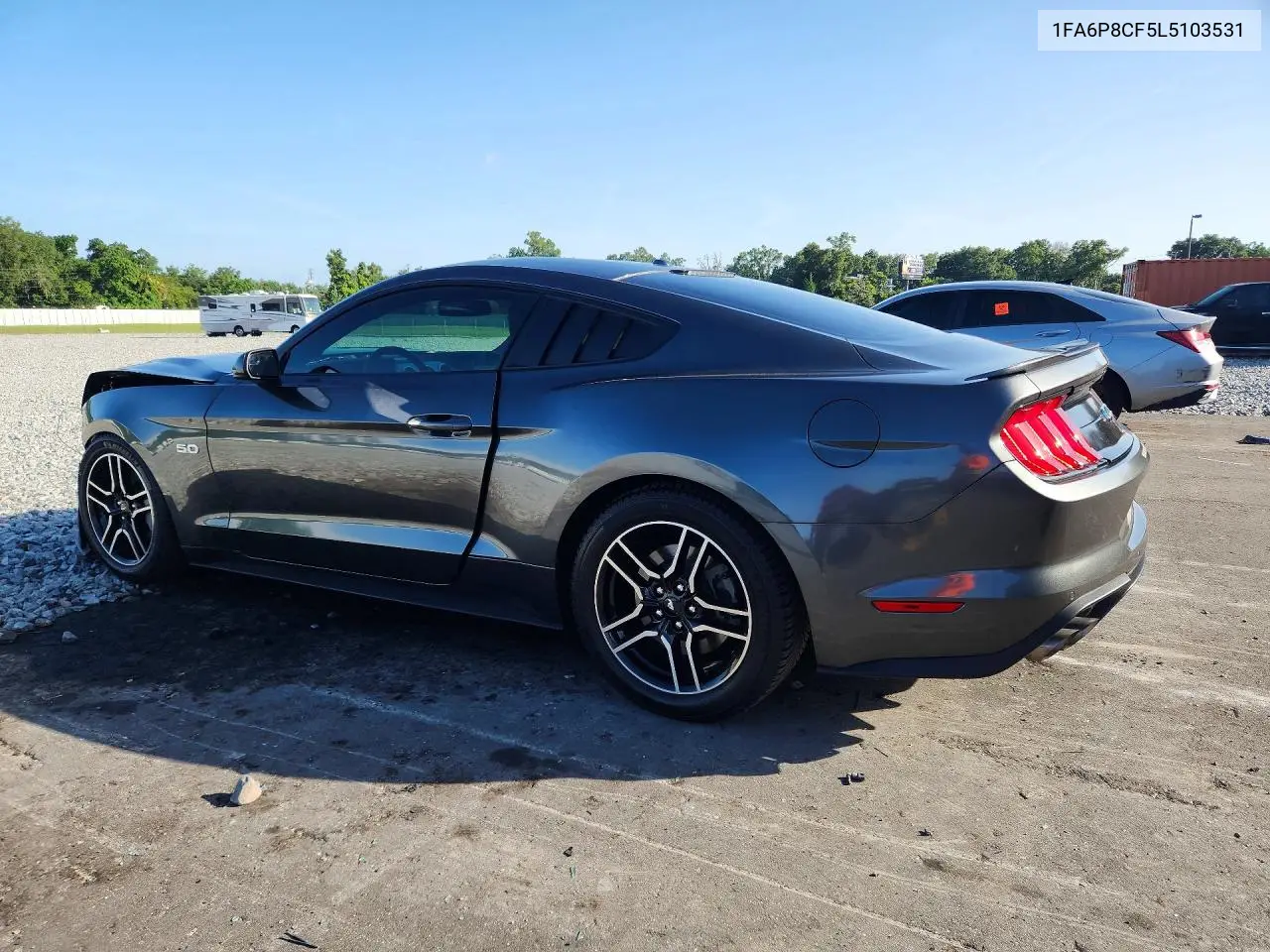 2020 Ford Mustang Gt VIN: 1FA6P8CF5L5103531 Lot: 61536396