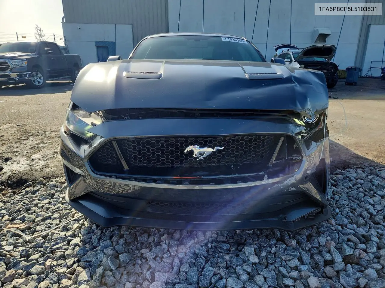 2020 Ford Mustang Gt VIN: 1FA6P8CF5L5103531 Lot: 61536396