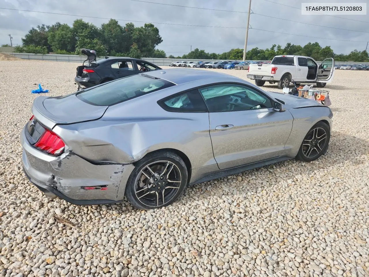 2020 Ford Mustang VIN: 1FA6P8TH7L5120803 Lot: 61617866