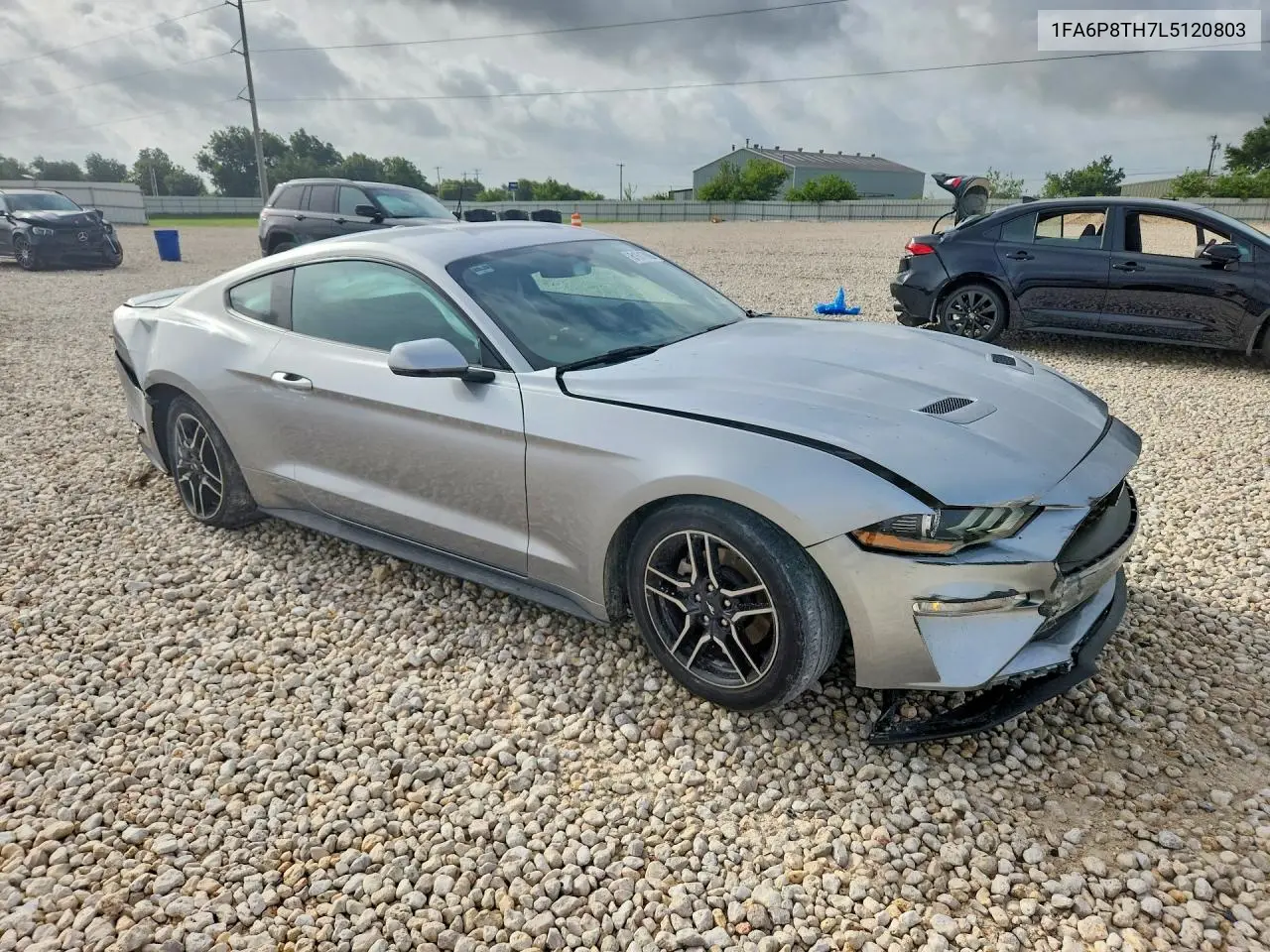 2020 Ford Mustang VIN: 1FA6P8TH7L5120803 Lot: 61617866