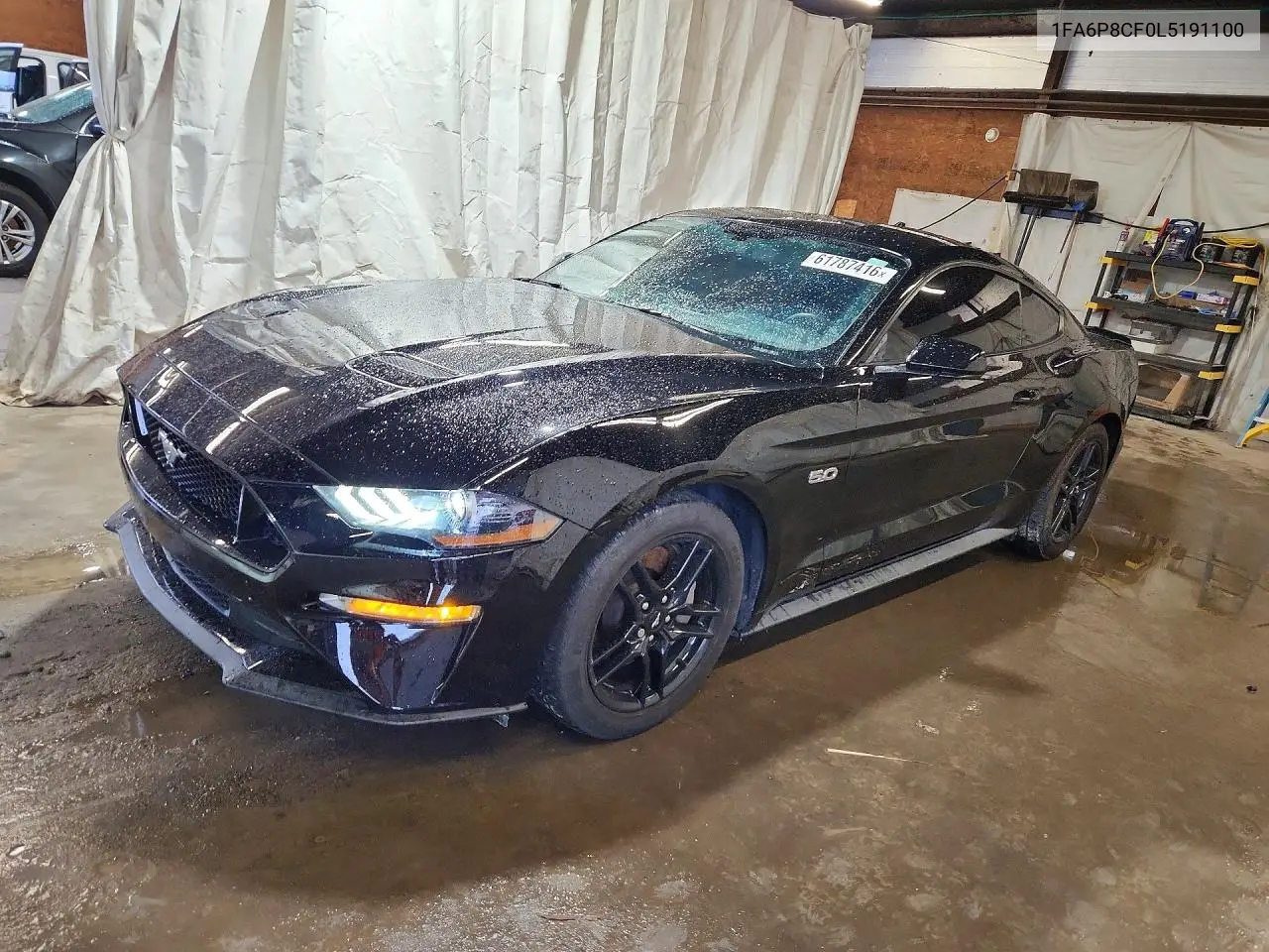 2020 Ford Mustang Gt VIN: 1FA6P8CF0L5191100 Lot: 61787416
