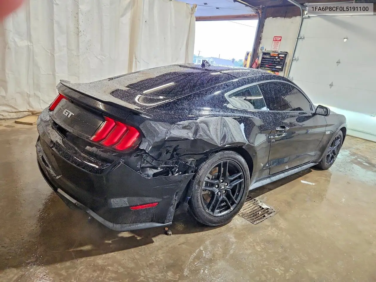 2020 Ford Mustang Gt VIN: 1FA6P8CF0L5191100 Lot: 61787416