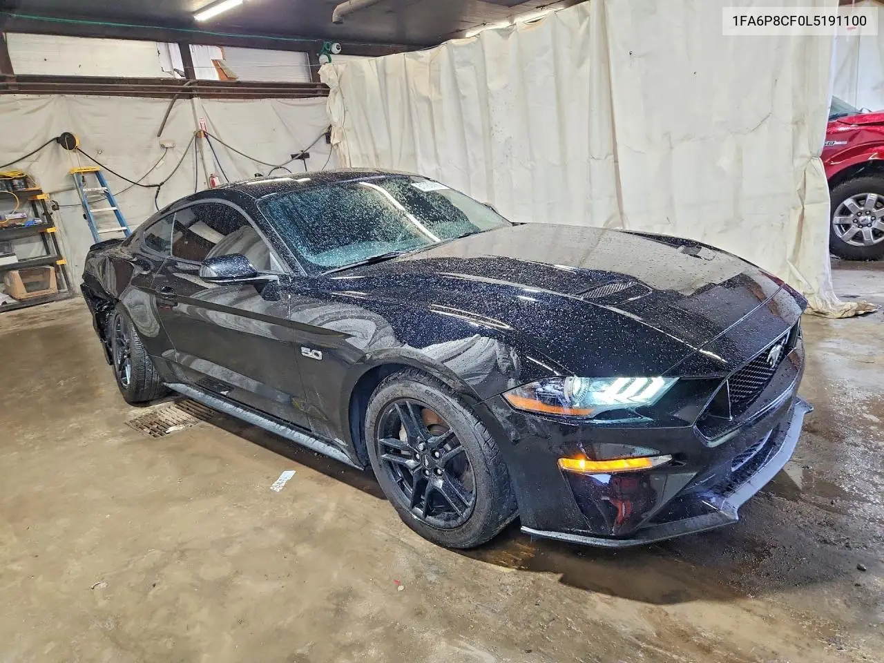 2020 Ford Mustang Gt VIN: 1FA6P8CF0L5191100 Lot: 61787416