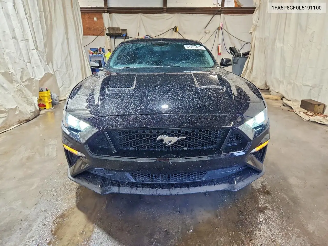 2020 Ford Mustang Gt VIN: 1FA6P8CF0L5191100 Lot: 61787416
