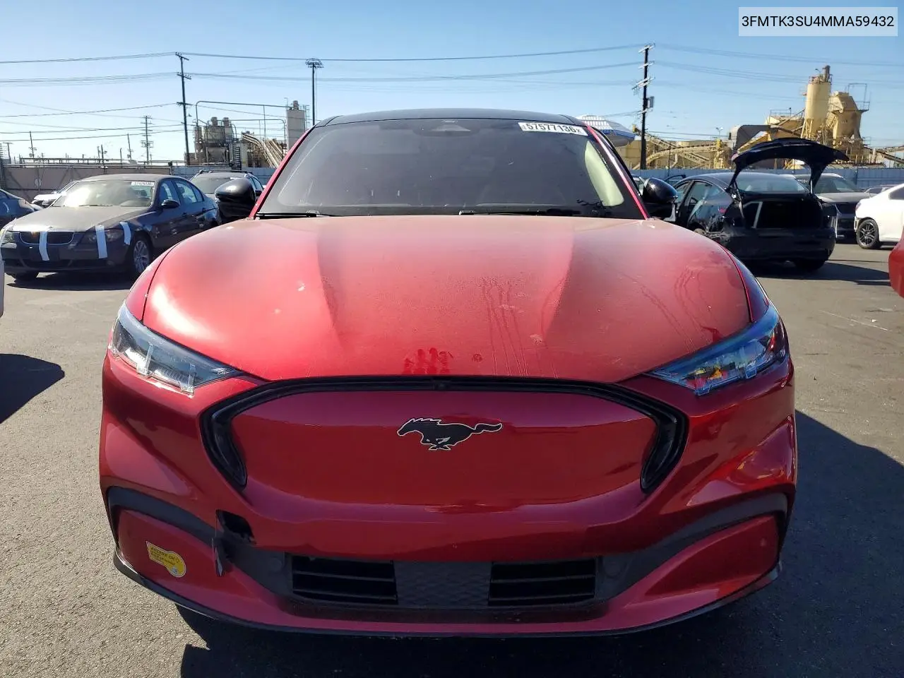 2021 Ford Mustang Mach-E Premium VIN: 3FMTK3SU4MMA59432 Lot: 57577136