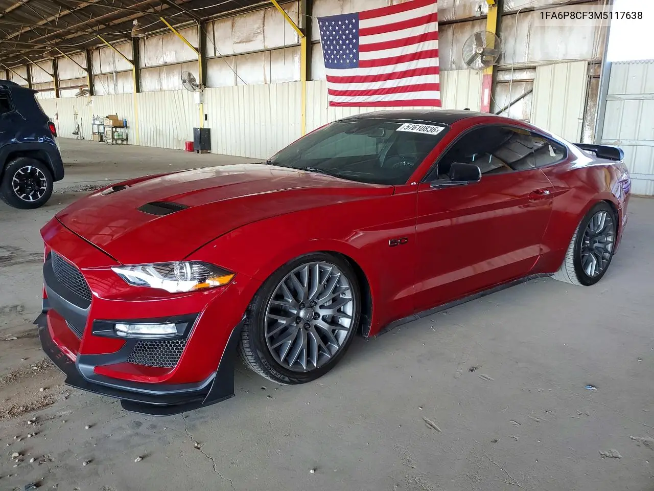1FA6P8CF3M5117638 2021 Ford Mustang Gt