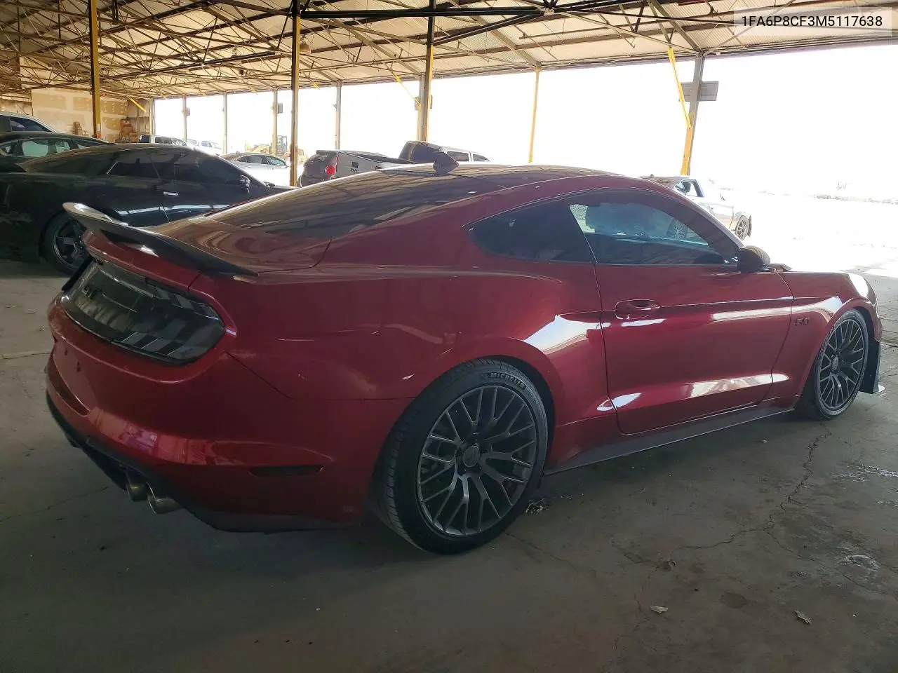 1FA6P8CF3M5117638 2021 Ford Mustang Gt