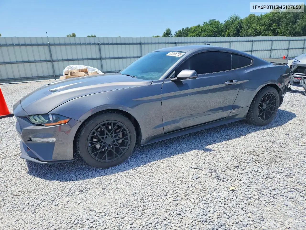 2021 Ford Mustang VIN: 1FA6P8TH5M5127850 Lot: 61955106