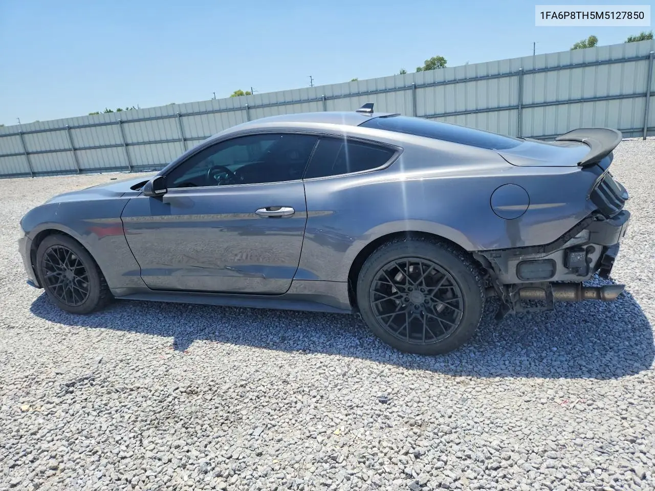 2021 Ford Mustang VIN: 1FA6P8TH5M5127850 Lot: 61955106