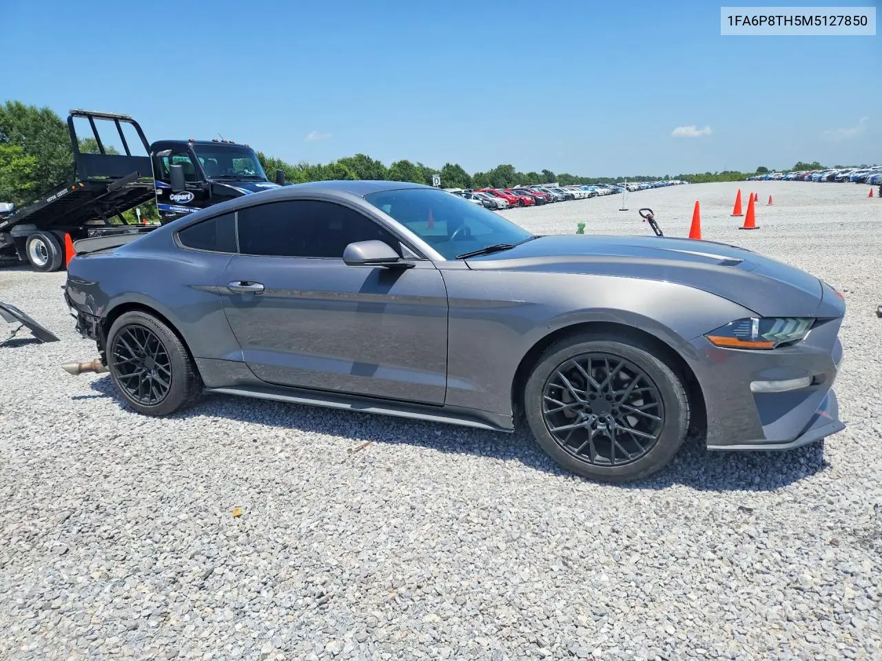 2021 Ford Mustang VIN: 1FA6P8TH5M5127850 Lot: 61955106