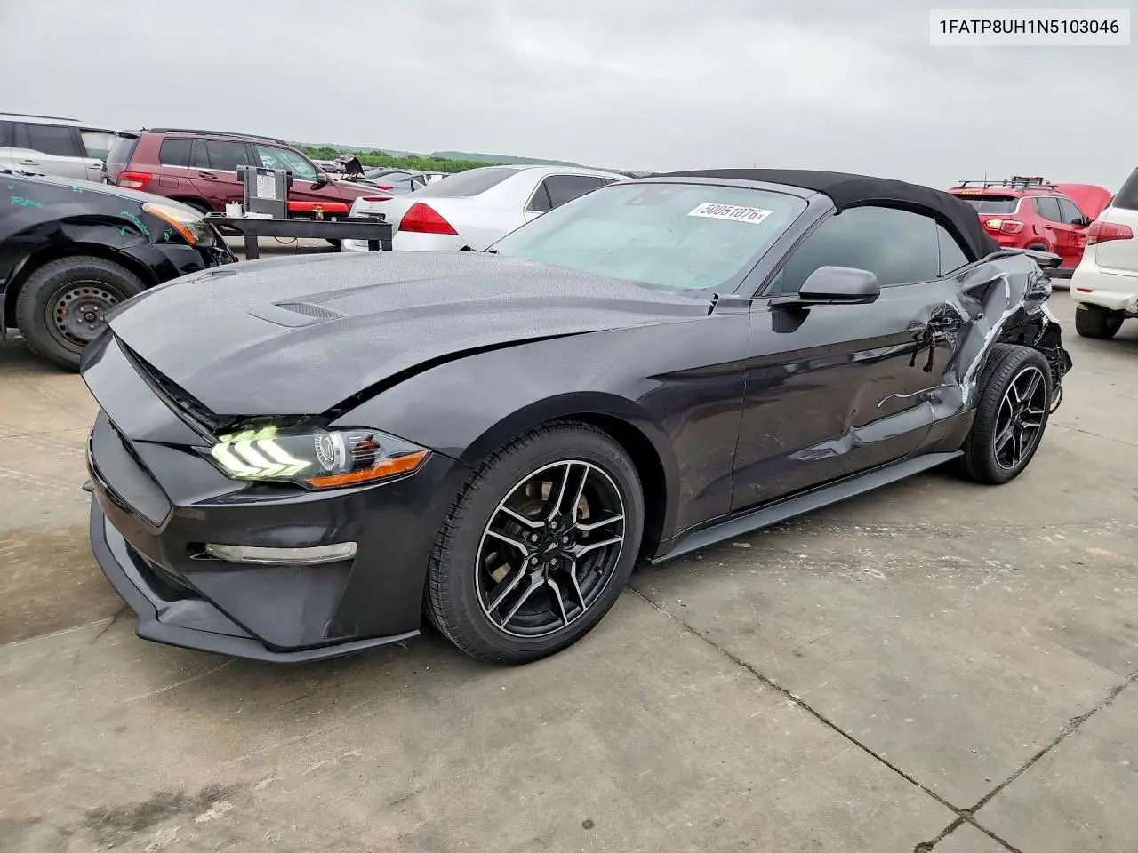 2022 Ford Mustang VIN: 1FATP8UH1N5103046 Lot: 50051076