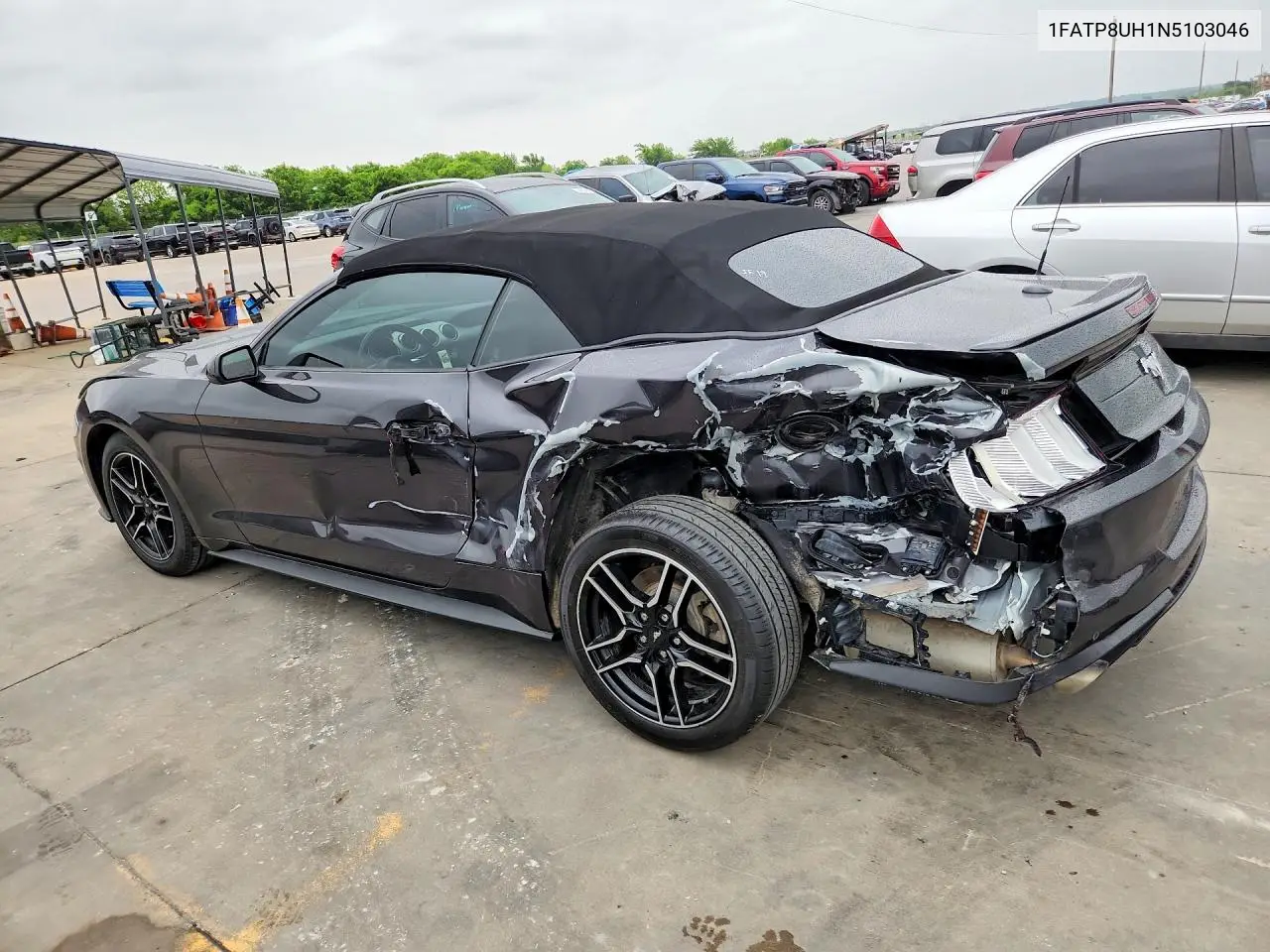 2022 Ford Mustang VIN: 1FATP8UH1N5103046 Lot: 50051076