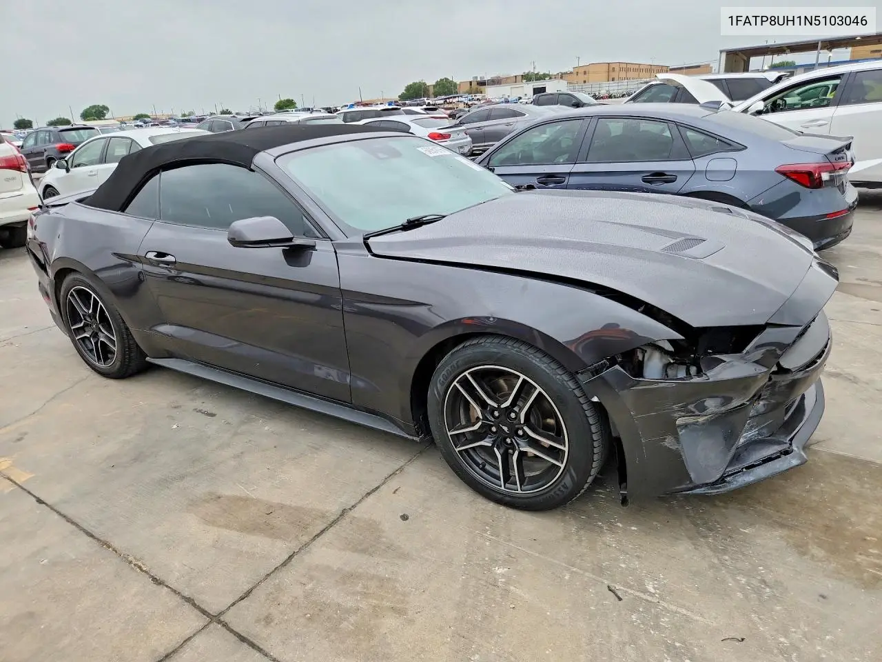 2022 Ford Mustang VIN: 1FATP8UH1N5103046 Lot: 50051076