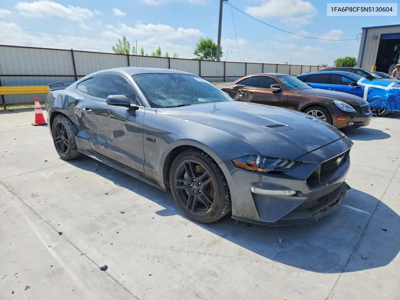 2022 Ford Mustang Gt VIN: 1FA6P8CF5N5130604 Lot: 57848306