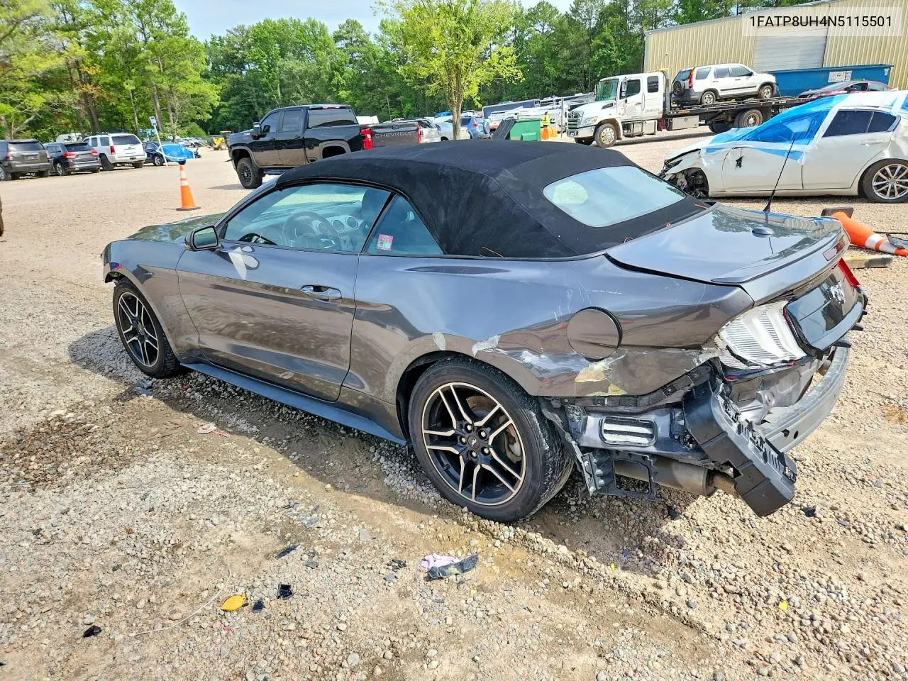 2022 Ford Mustang VIN: 1FATP8UH4N5115501 Lot: 61372936