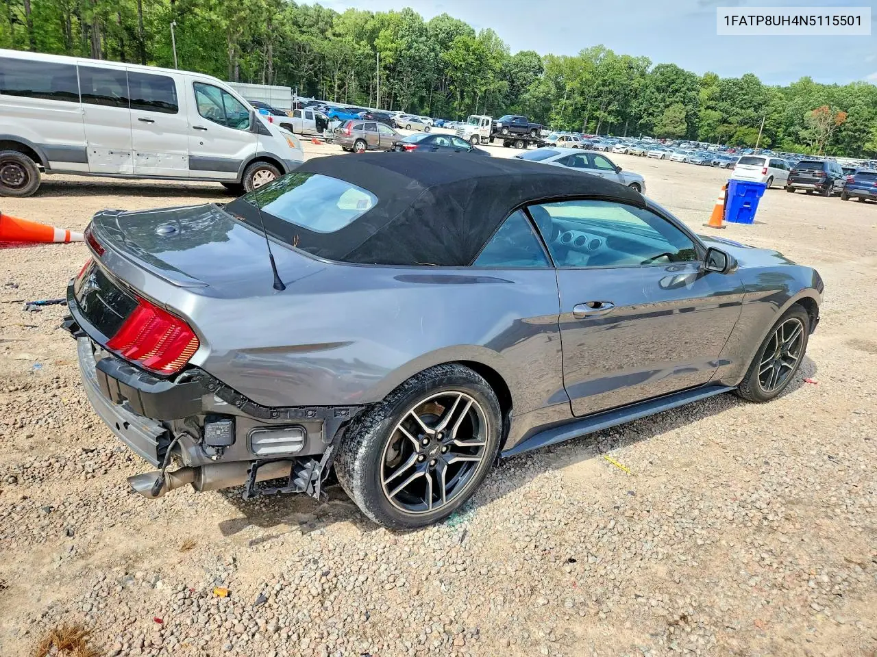 2022 Ford Mustang VIN: 1FATP8UH4N5115501 Lot: 61372936