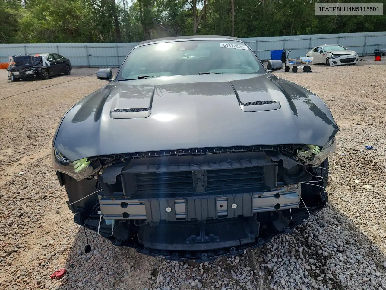 2022 Ford Mustang VIN: 1FATP8UH4N5115501 Lot: 61372936