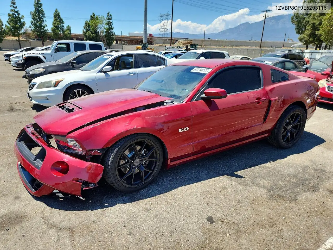 2023 Ford Mustang Gt VIN: 1ZVBP8CF9E5293116 Lot: 61014276