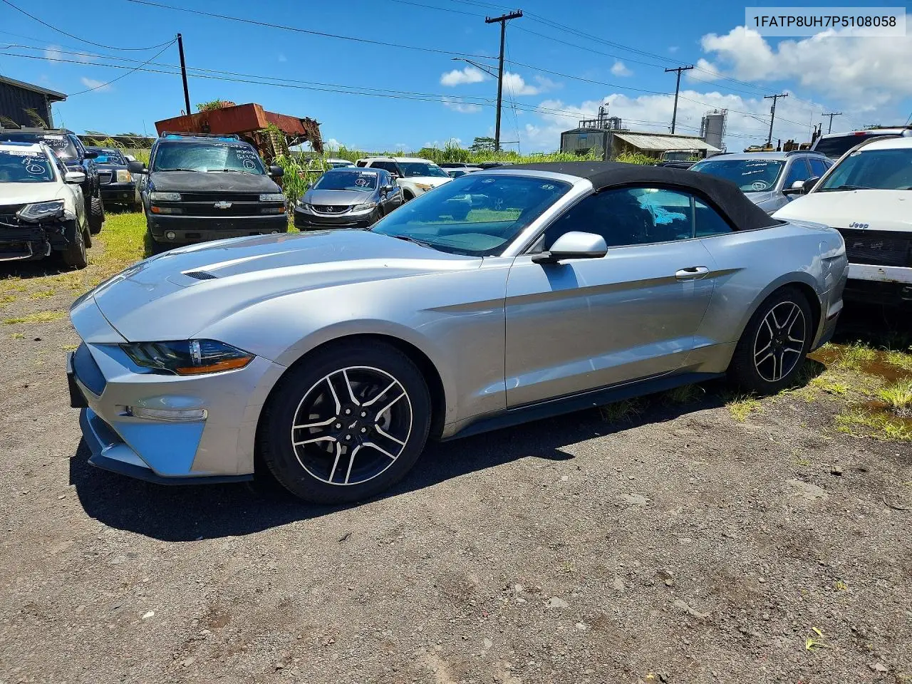 2023 Ford Mustang VIN: 1FATP8UH7P5108058 Lot: 61627806