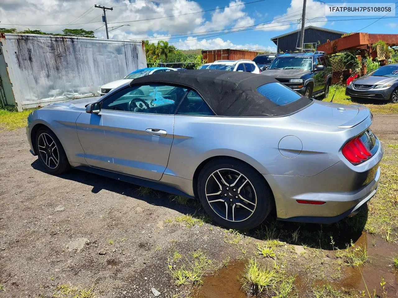 2023 Ford Mustang VIN: 1FATP8UH7P5108058 Lot: 61627806