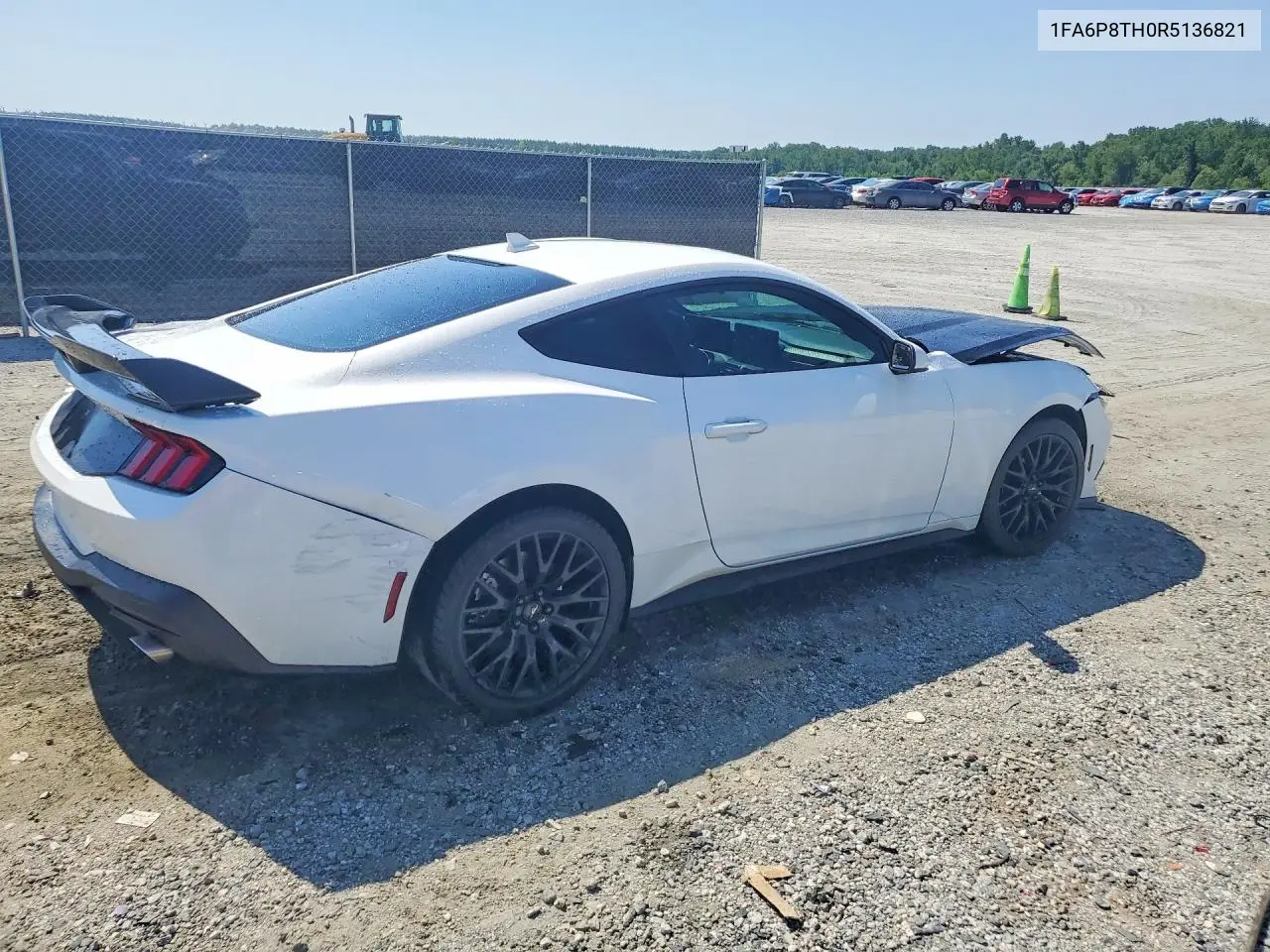 2024 Ford Mustang VIN: 1FA6P8TH0R5136821 Lot: 57321986