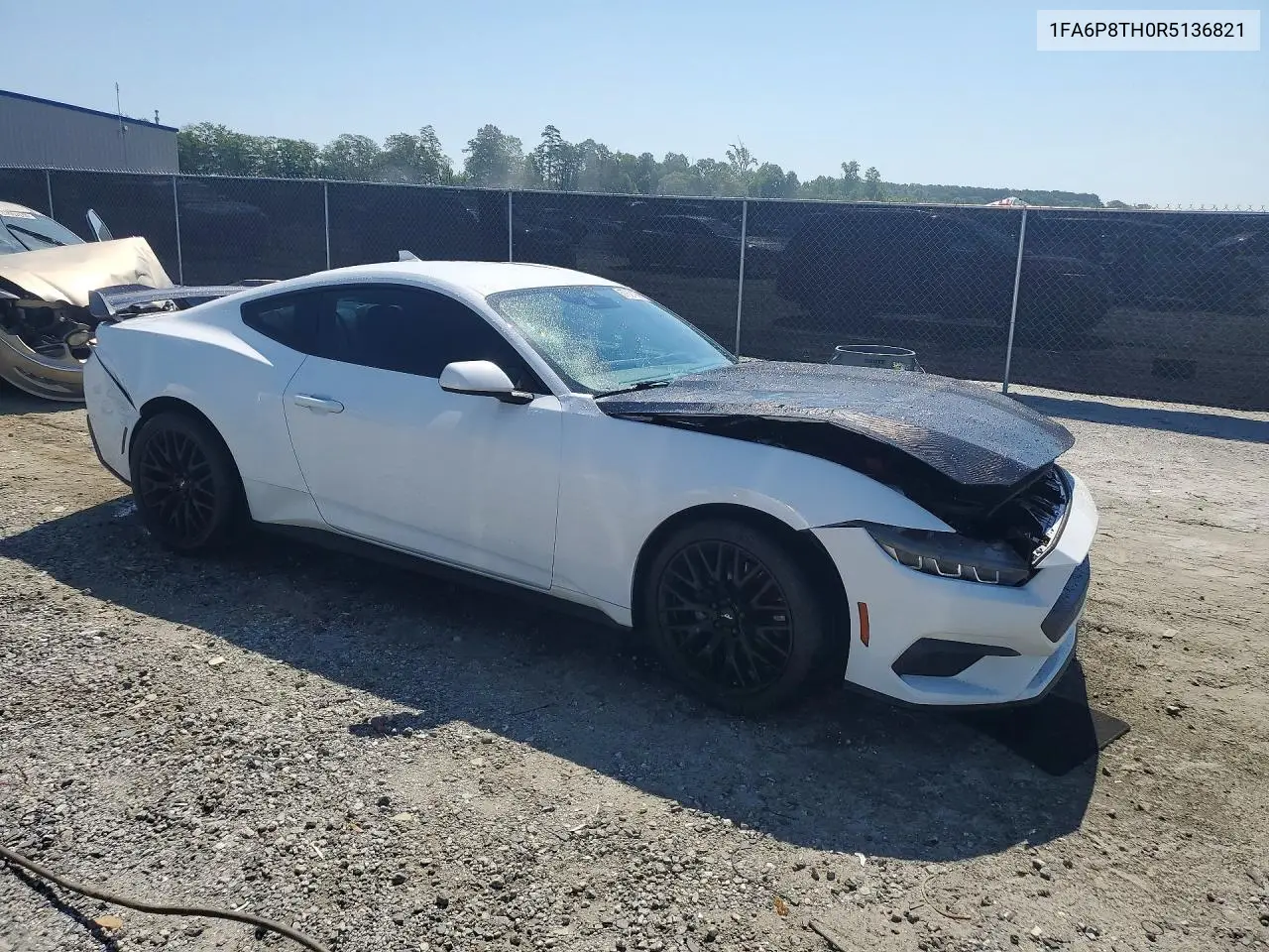 2024 Ford Mustang VIN: 1FA6P8TH0R5136821 Lot: 57321986