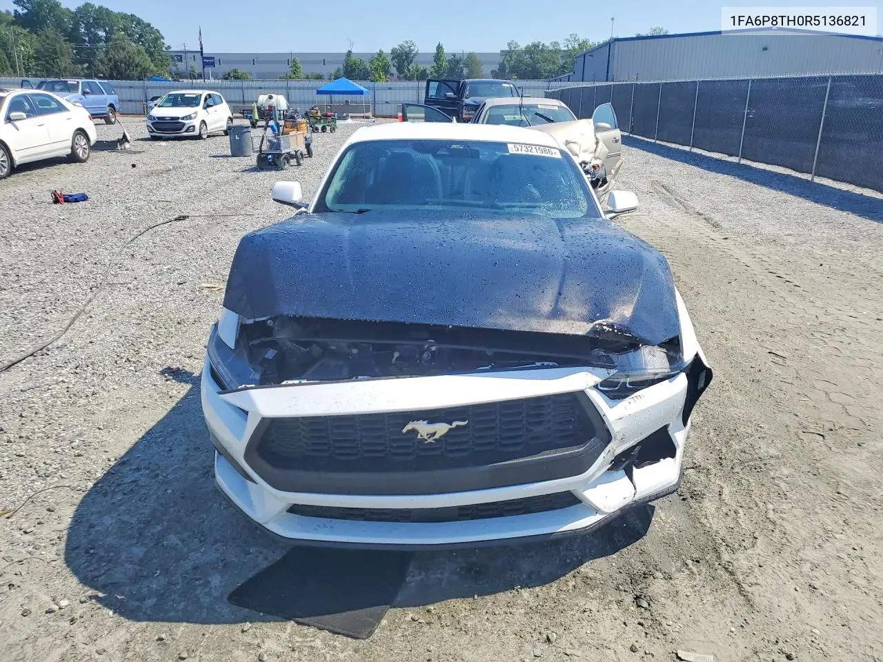 2024 Ford Mustang VIN: 1FA6P8TH0R5136821 Lot: 57321986