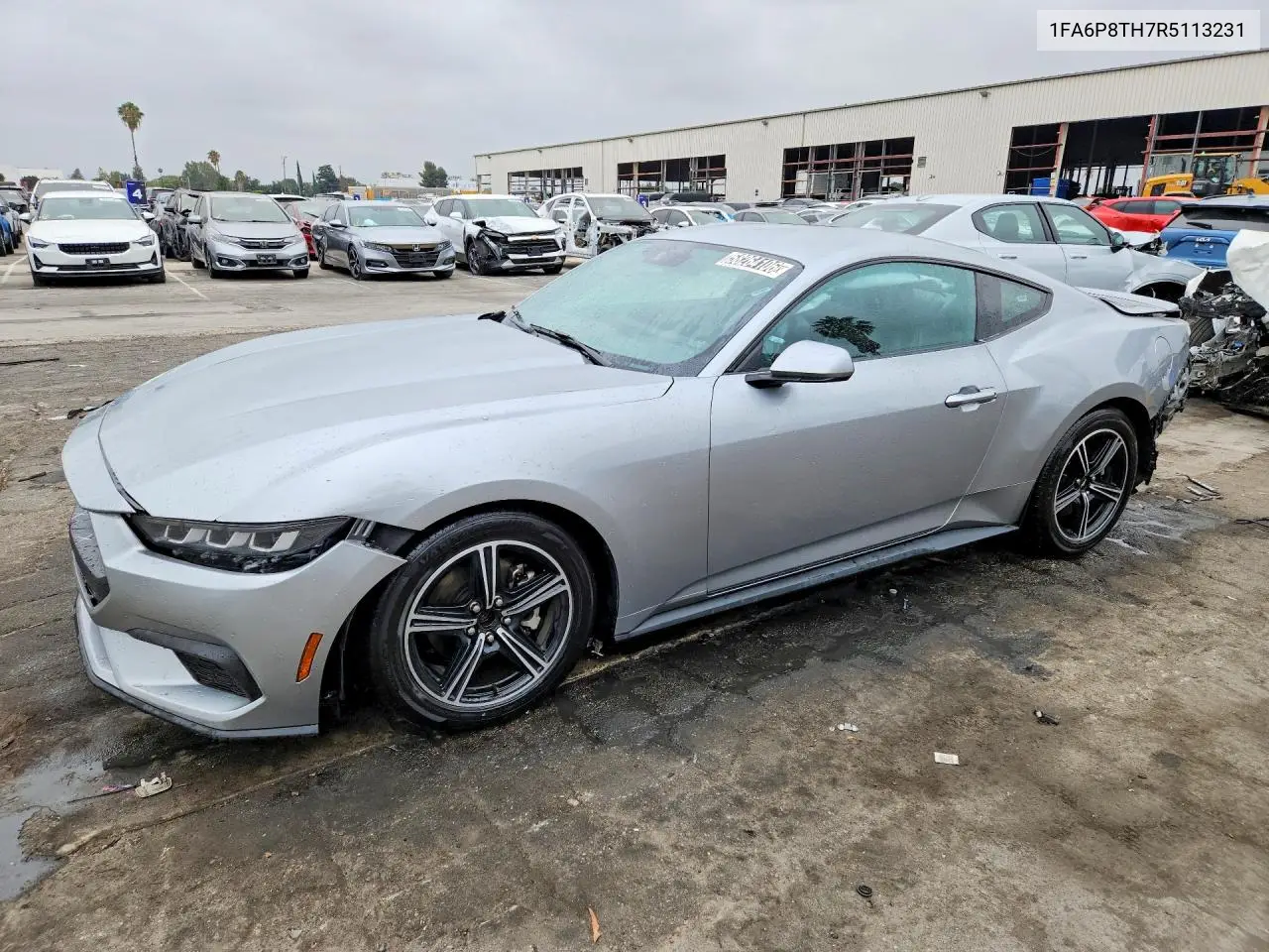 2024 Ford Mustang VIN: 1FA6P8TH7R5113231 Lot: 58264106