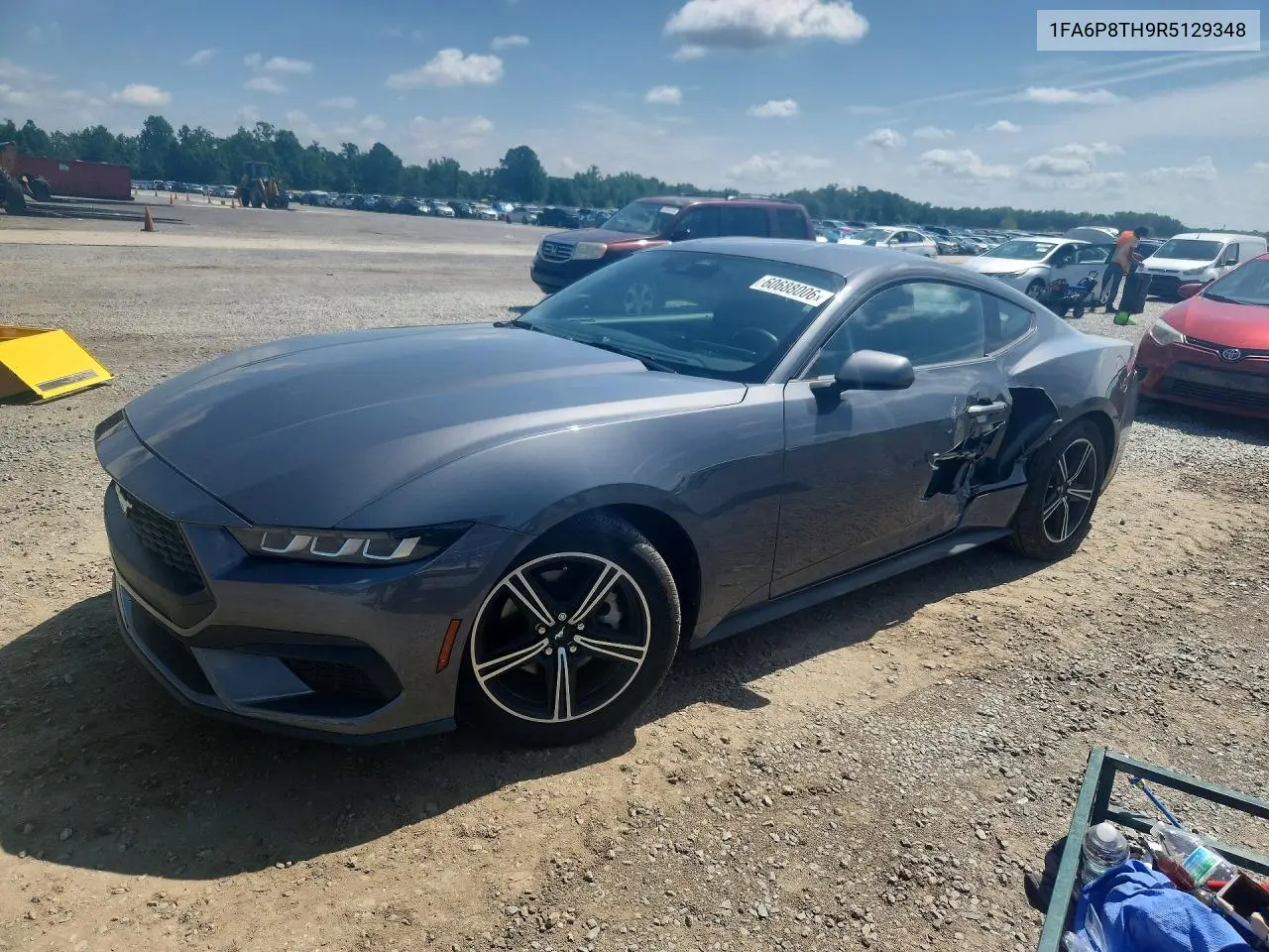 2024 Ford Mustang VIN: 1FA6P8TH9R5129348 Lot: 60688006