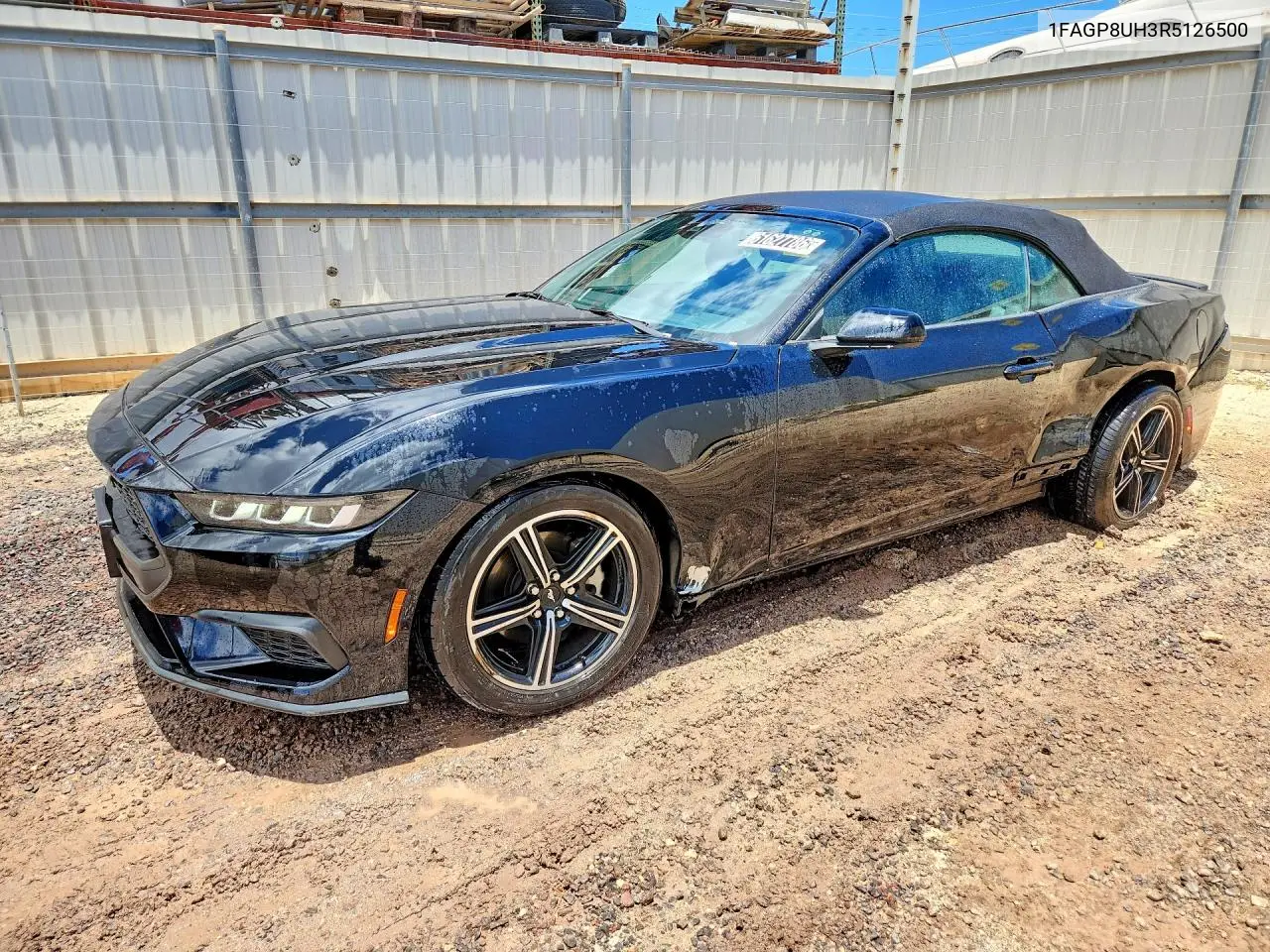 2024 Ford Mustang VIN: 1FAGP8UH3R5126500 Lot: 61627786