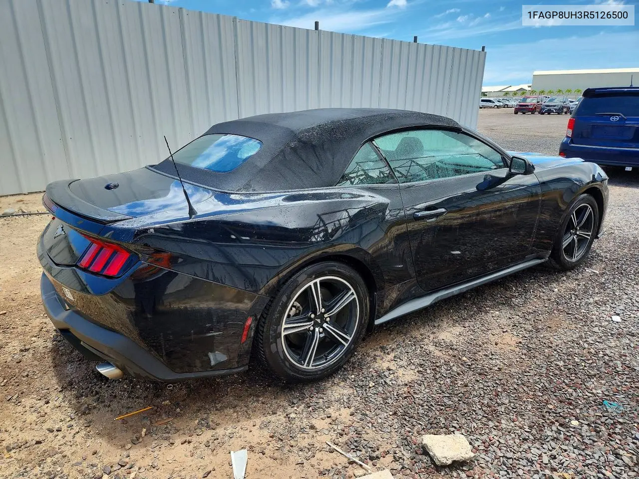 2024 Ford Mustang VIN: 1FAGP8UH3R5126500 Lot: 61627786