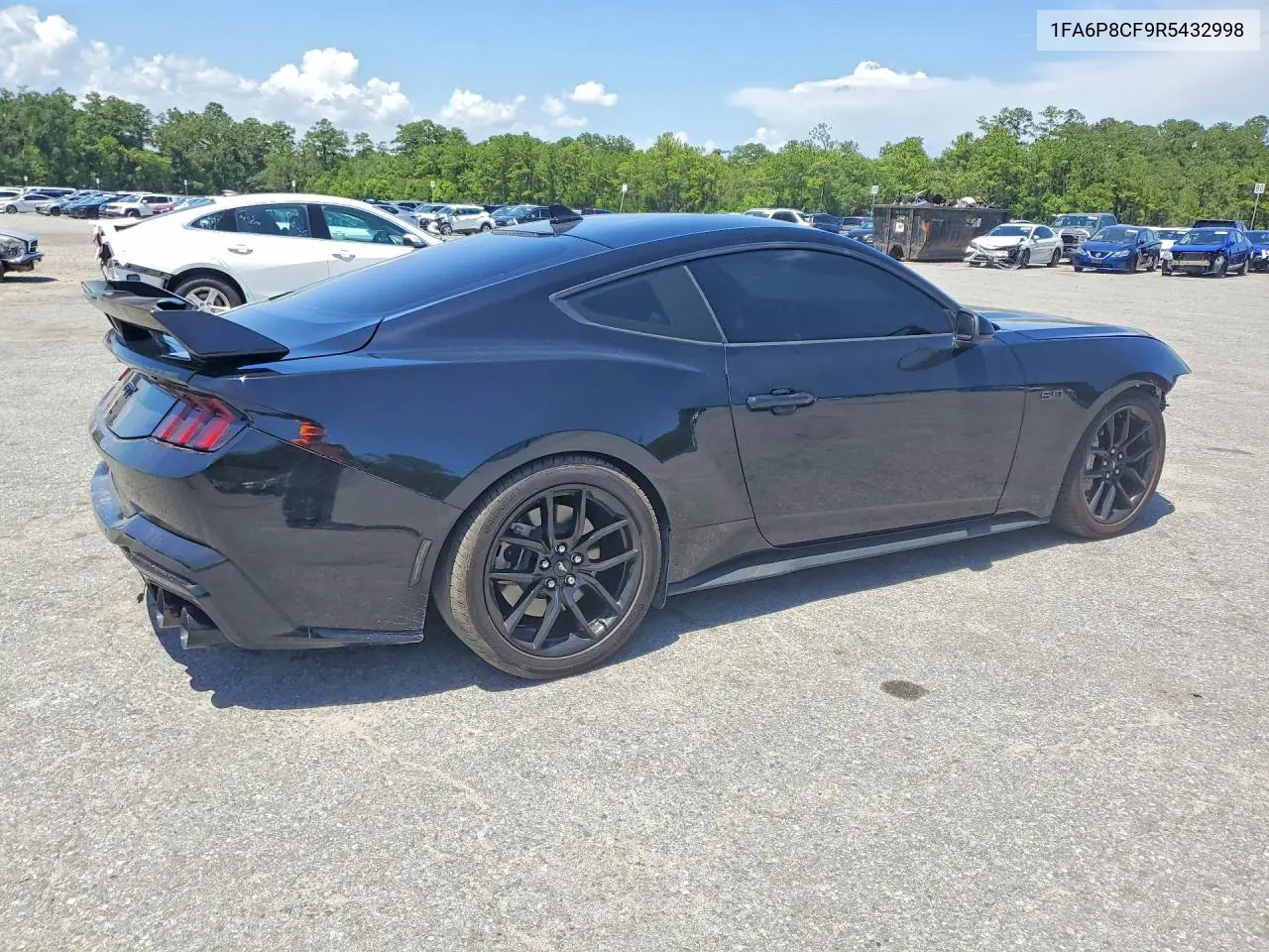 2024 Ford Mustang Gt VIN: 1FA6P8CF9R5432998 Lot: 61807316