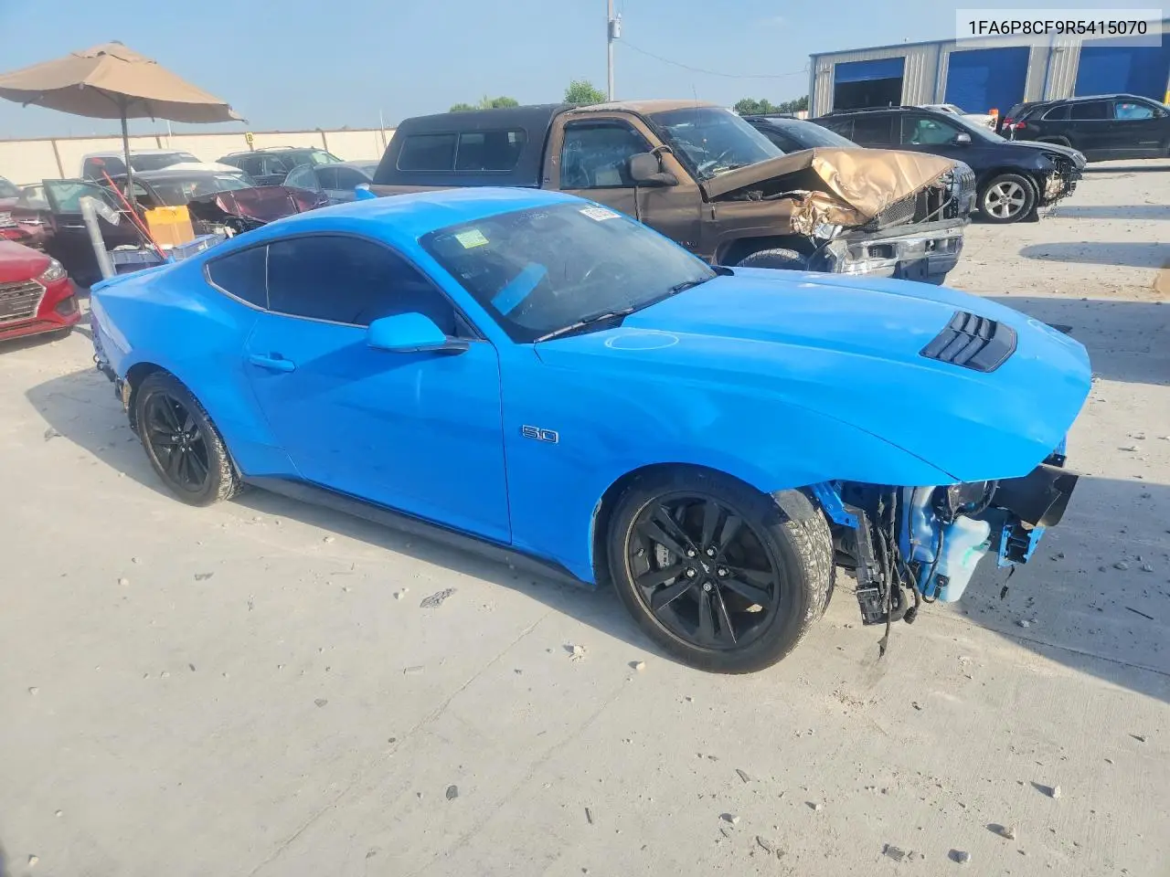 2024 Ford Mustang Gt VIN: 1FA6P8CF9R5415070 Lot: 62105166