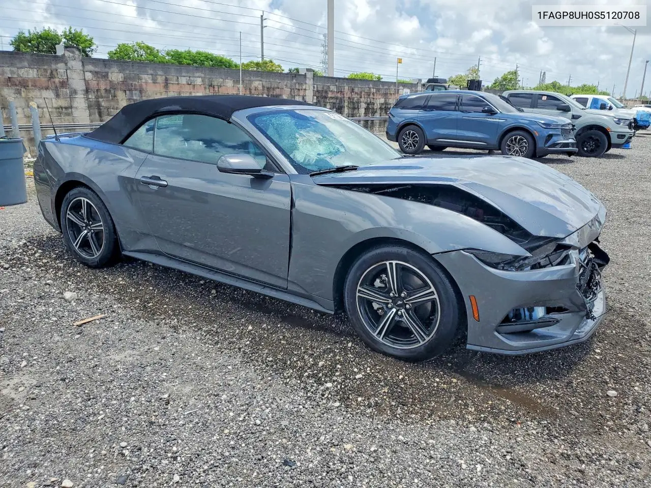 2025 Ford Mustang VIN: 1FAGP8UH0S5120708 Lot: 54300126