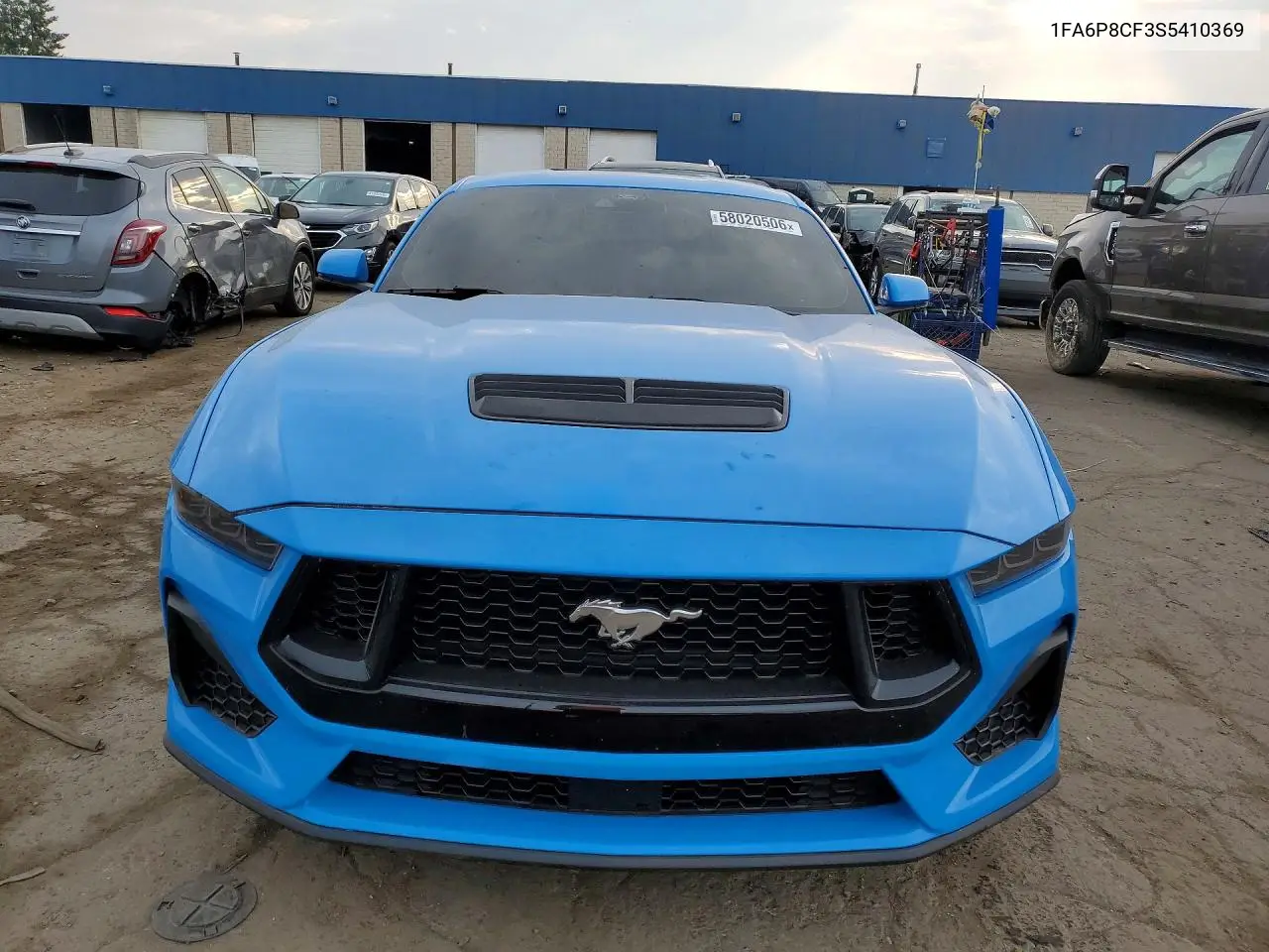 2025 Ford Mustang Gt VIN: 1FA6P8CF3S5410369 Lot: 58020506