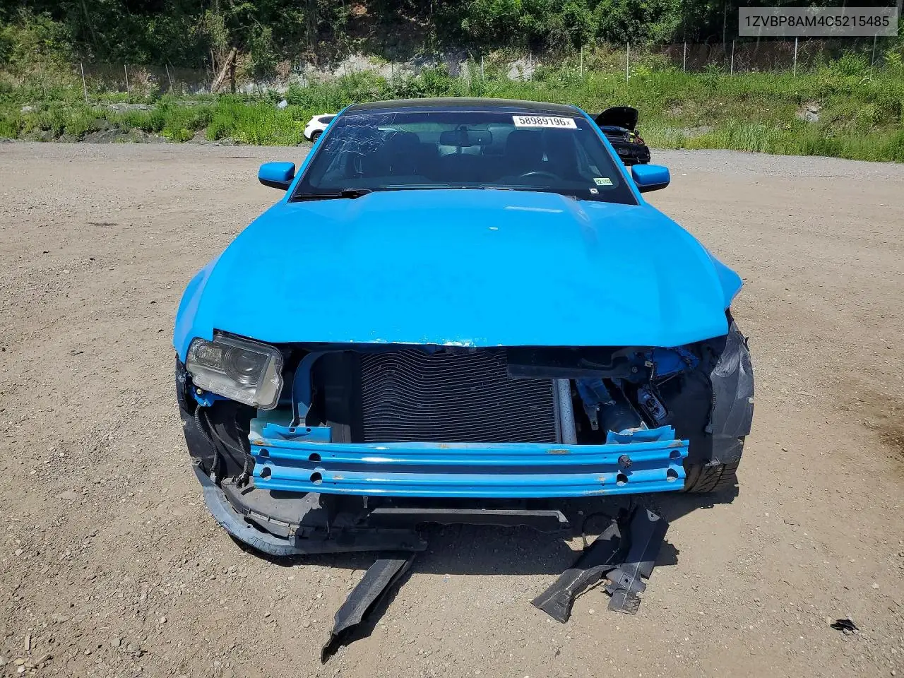 2025 Ford Mustang V6 VIN: 1ZVBP8AM4C5215485 Lot: 58989196