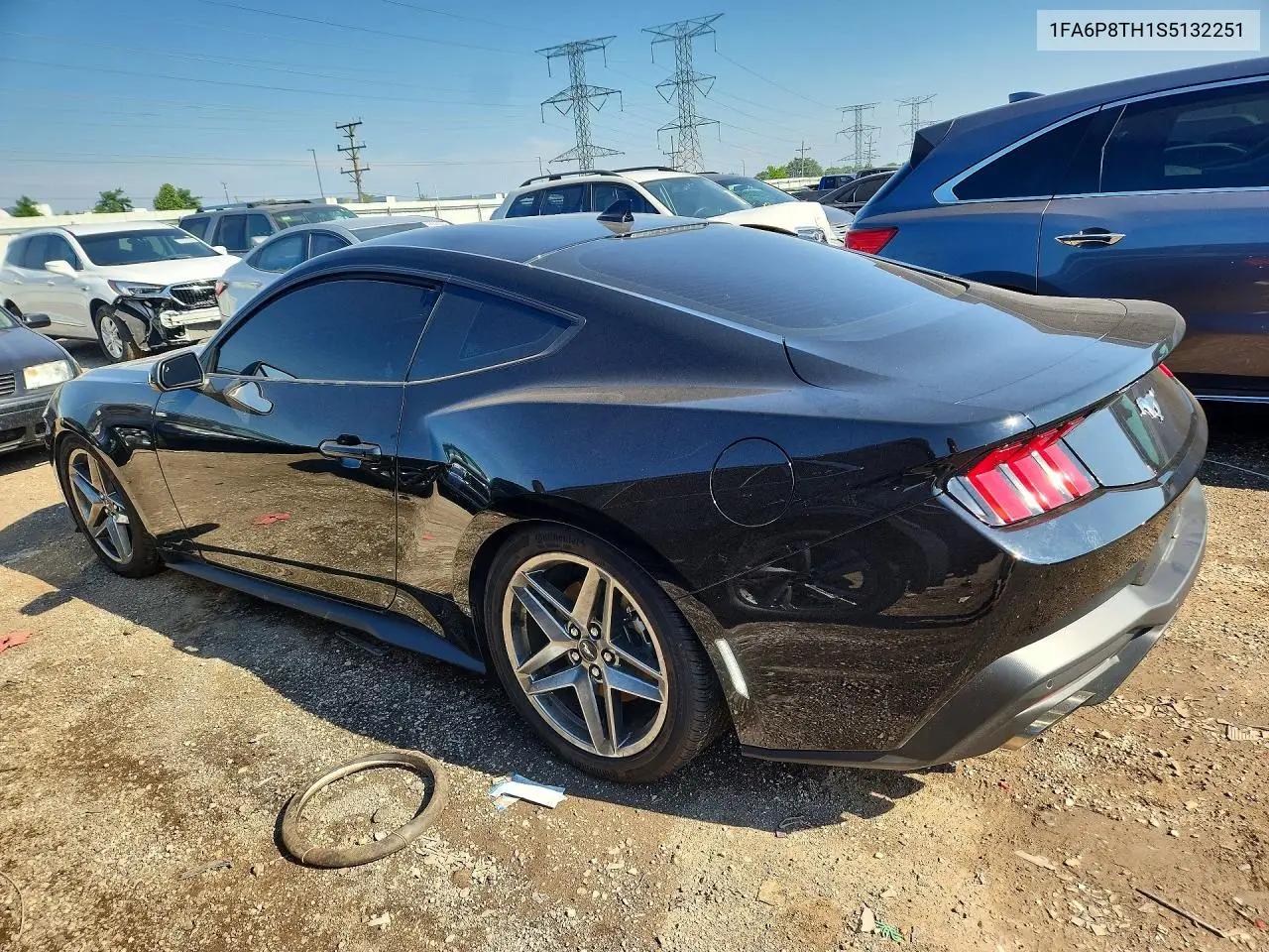 2025 Ford Mustang VIN: 1FA6P8TH1S5132251 Lot: 60370286